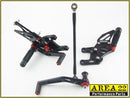 2008-2013 Honda CBR1000RR Area 22 Adjustable Rear Sets Black