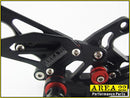 2008-2013 Honda CBR1000RR Area 22 Adjustable Rear Sets Black