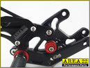 2008-2013 Honda CBR1000RR Area 22 Adjustable Rear Sets Black