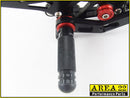2008-2013 Honda CBR1000RR Area 22 Adjustable Rear Sets Black