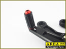2004-2007 Honda CBR1000RR Area 22 Adjustable Rear Sets Footpegs Black Rearsets