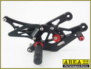 2004-2007 Honda CBR1000RR Area 22 Adjustable Rear Sets Footpegs Black Rearsets