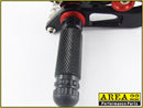 2007-2013 Honda CBR600RR Area 22 CNC Adjustable Rear Sets Footpeg Black Rearsets