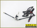 2007-2013 Honda CBR600RR Area 22 CNC Adjustable Rear Sets Footpeg Black Rearsets