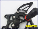 2007-2013 Honda CBR600RR Area 22 CNC Adjustable Rear Sets Footpeg Black Rearsets