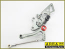 Kawasaki Ninja 300R 2013-2017 Area 22 Adjustable Rear Sets-Grey