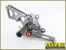 Kawasaki Ninja 300R 2013-2017 Area 22 Adjustable Rear Sets-Grey