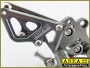 Kawasaki Ninja 300R 2013-2017 Area 22 Adjustable Rear Sets-Grey
