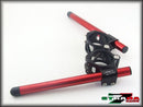 Strada 7 Racing 50mm CNC Clip On Handle Bars for Kawasaki Motorcycles