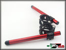 Strada 7 Racing 45mm CNC Clip On Handle Bars for Honda Motorcycles
