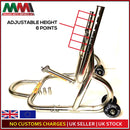 FULL-REV RACING Pro Motorcycle FRONT Paddock Stand Stainless Steel- WARRANTY INC