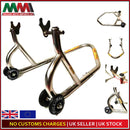 FULL-REV RACING Pro Heavy Duty REAR Motorcycle Paddock Stand  WARRANTY INC