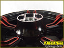 Area 22 - 2014 2015 Honda MSX125 Grom Type 2 Custom Wide Mag Wheels Rims Red