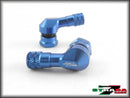 Strada 7 Racing CNC Aluminium 8.3mm Valve Stems For Moto Guzzi Motorcycles