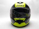 AXXIS FULL FACE / COBRA CARBON Yellow - Double D Ring Helmet