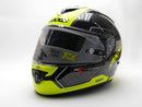 AXXIS FULL FACE / COBRA CARBON Yellow - Double D Ring Helmet
