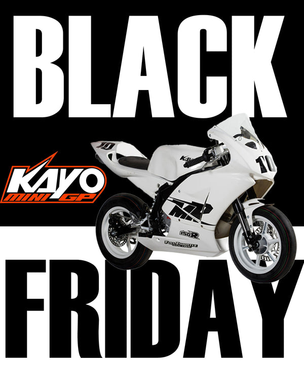 Kayo MR150 MiniGP Motorcycle 150cc 4 stroke- OEM SPEC BLACK FRIDAY SPECIAL