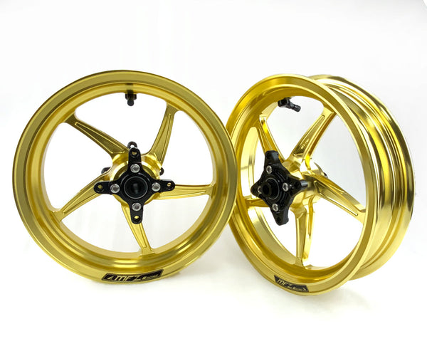 MFZ Kayo Forged Super Light Weight Aluminium Wheels- Gold USED