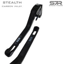 NEW 2024* STRADA 7 RACING  STEALTH 3D CARBON INLAY LONG BRAKE AND CLUTCH LEVERS