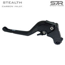 NEW 2024* STRADA 7 RACING  STEALTH 3D CARBON INLAY LONG BRAKE AND CLUTCH LEVERS