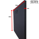 Motorcycle 20mm Adhesive Race Foam Seat Bump Stop Pad 33cmX33cm