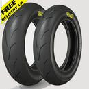 PMT R Blackfire 12" TWIN PACK 100/90R12 Front & 120/80R12 R Rear
