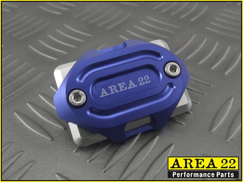 Area 22 -2014 2015 Honda MSX125 Grom CNC Aluminum Brake Reservoir Cover Blue