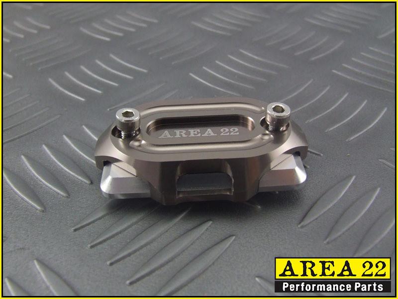 Area 22 -2014 2015 Honda MSX125 Grom CNC Aluminum Brake Reservoir Cover Grey