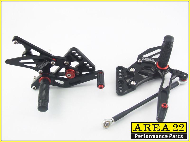 Suzuki GSX-R1000 2005-2006 Area 22 Adjustable Rear Sets