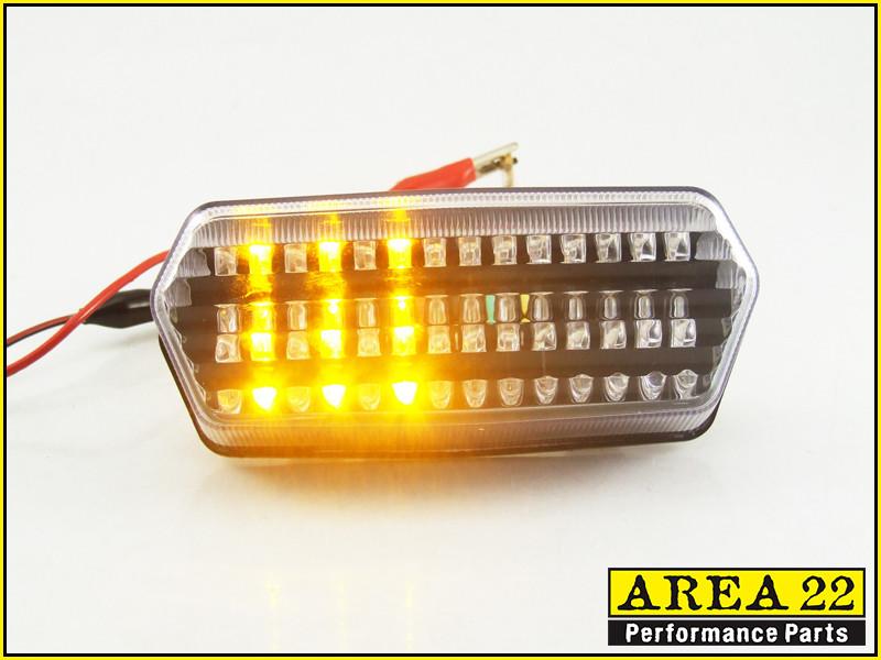 Area 22 Honda MSX125 Grom LED Rear Integrated Tail Light-Clear
