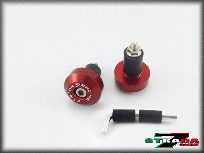 Strada 7 Racing CNC Handle Bar Ends For Triumph Motorcycles