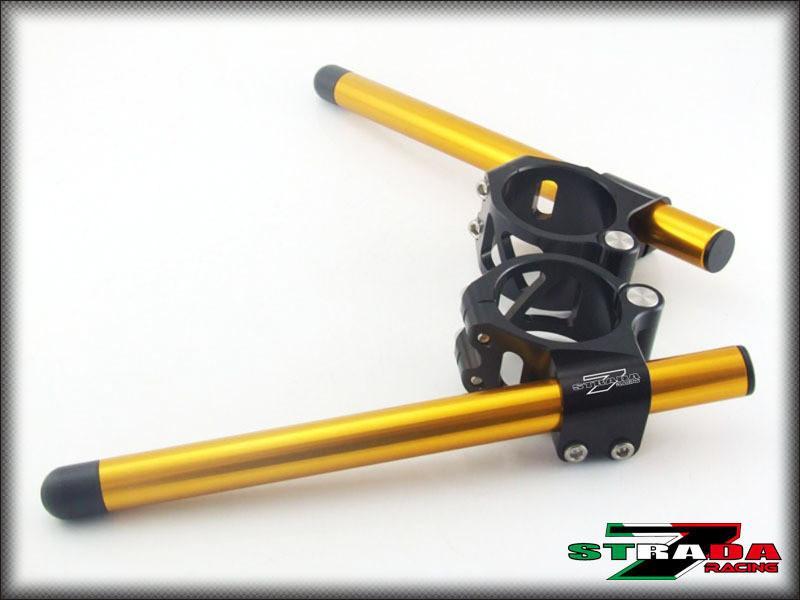 Strada 7 Racing 45mm CNC Clip On Handle Bars for Honda Motorcycles