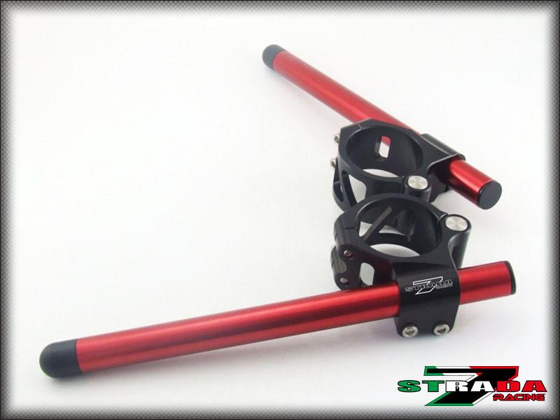 Strada 7 Racing 50mm CNC Clip On Handle Bars for Honda Motorcycles