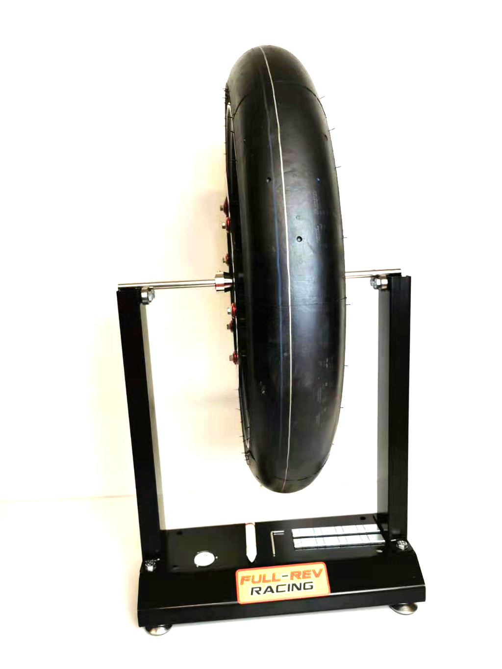 FULL-REV RACING Pro Motorcycle Wheel Balance Stand-Black