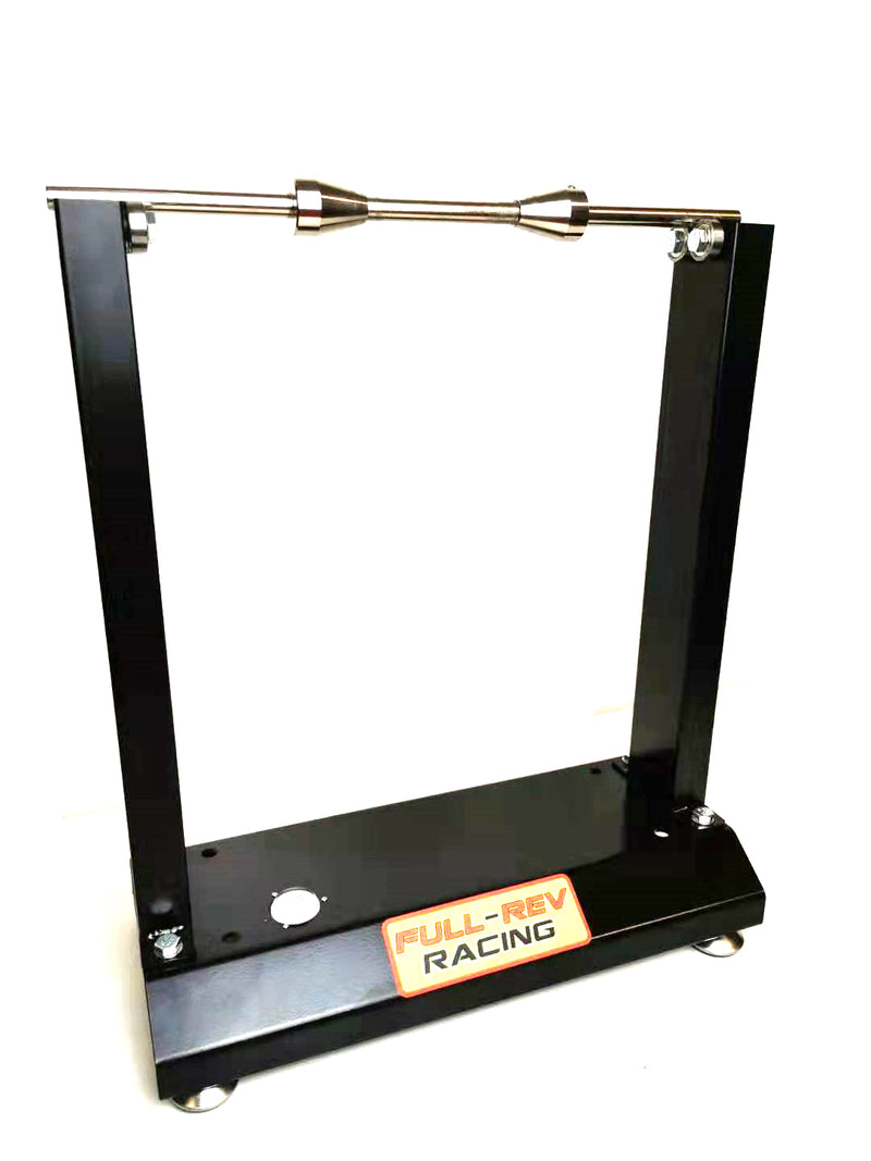 FULL-REV RACING Pro Motorcycle Wheel Balance Stand-Black