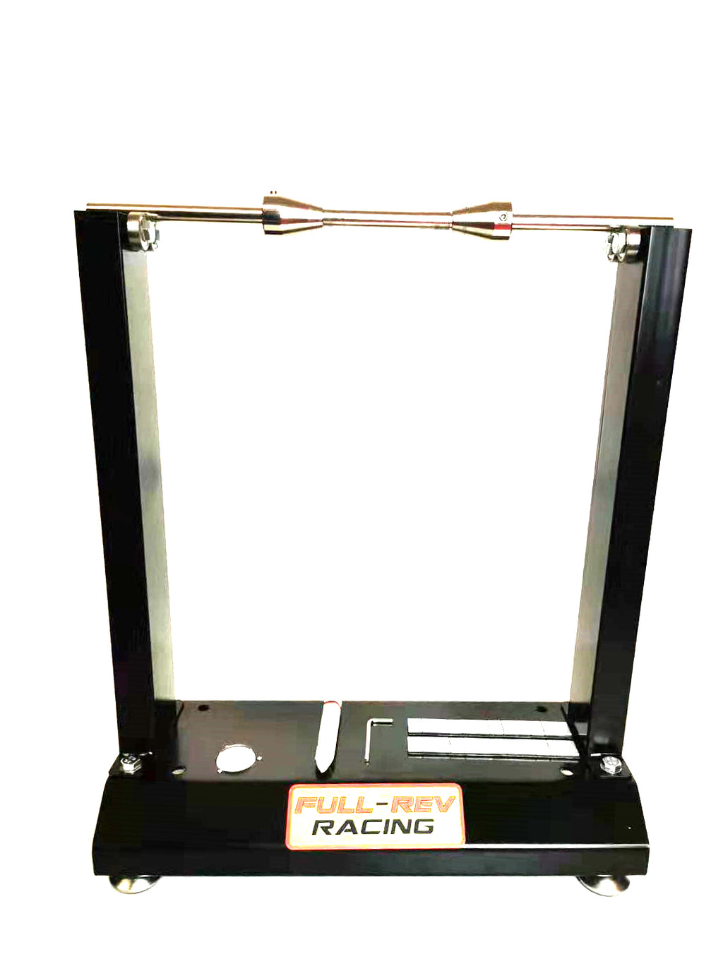 FULL-REV RACING Pro Motorcycle Wheel Balance Stand-Black