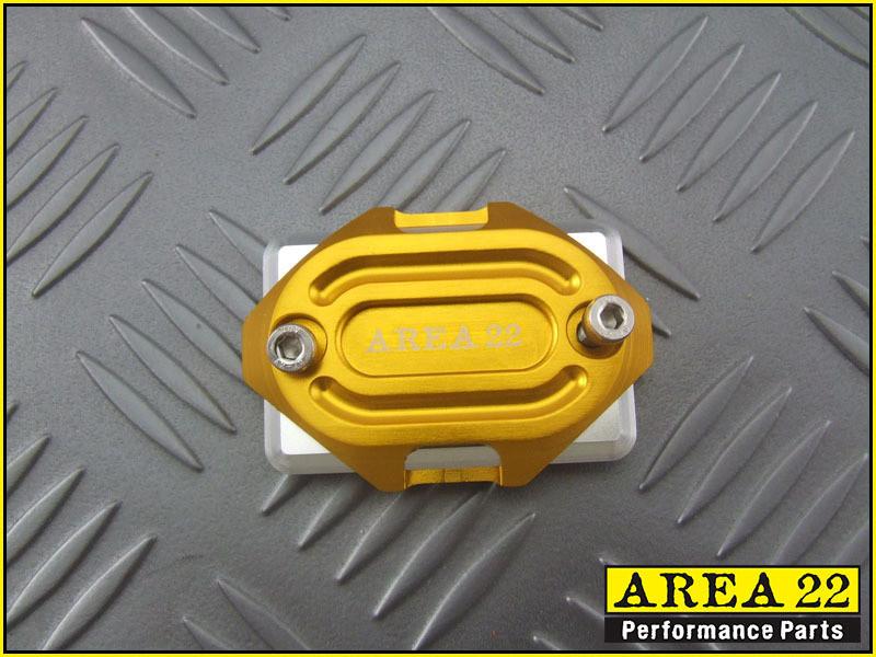 Area 22 -2014 2015 Honda MSX125 Grom CNC Aluminum Brake Reservoir Cover Gold