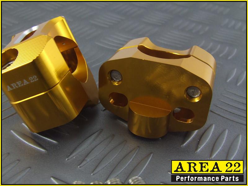 Area 22 Gold Handle Bar Mounts 2013-2015