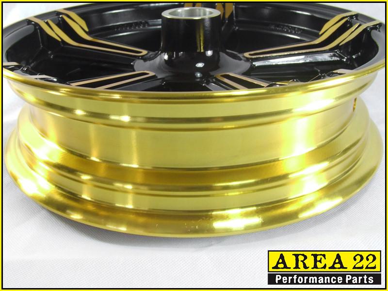 Area 22 - 2014 2015 Honda MSX125 Grom Type 2 Custom Wide Mag Wheels Rims Gold