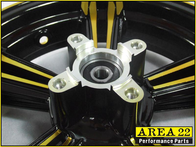 Area 22 - 2014 2015 Honda MSX125 Grom Type 2 Custom Wide Mag Wheels Rims Gold