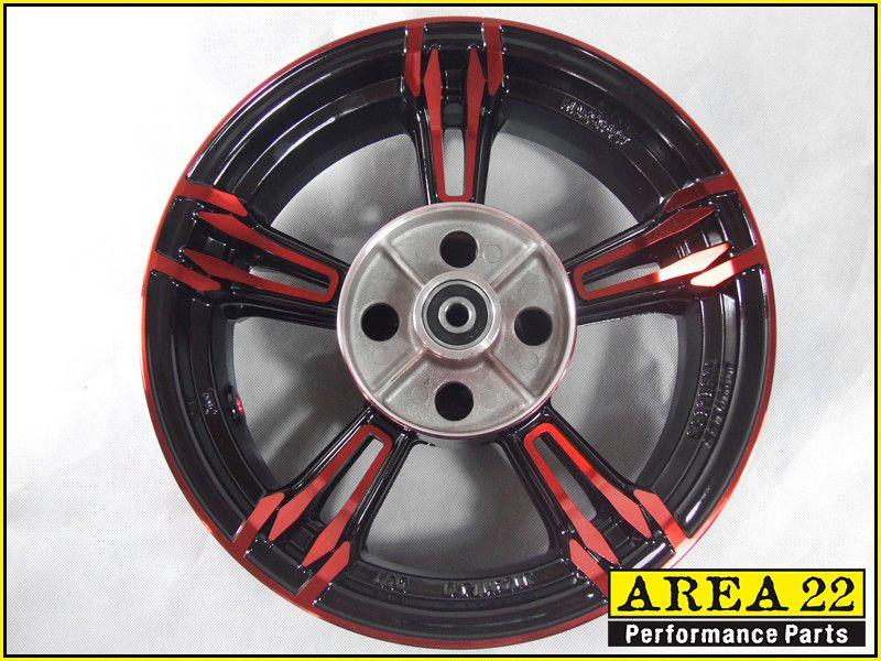 Area 22 - 2014 2015 Honda MSX125 Grom Type 2 Custom Wide Mag Wheels Rims Red