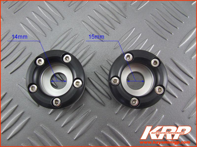 KRP-CNC Front Axle Fork Protectors for Kayo MiniGP MR150 MR250