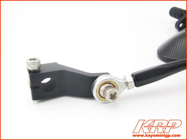 KRP Spare Gear shift arm for Kayo MR150 Minigp Rearsets Black