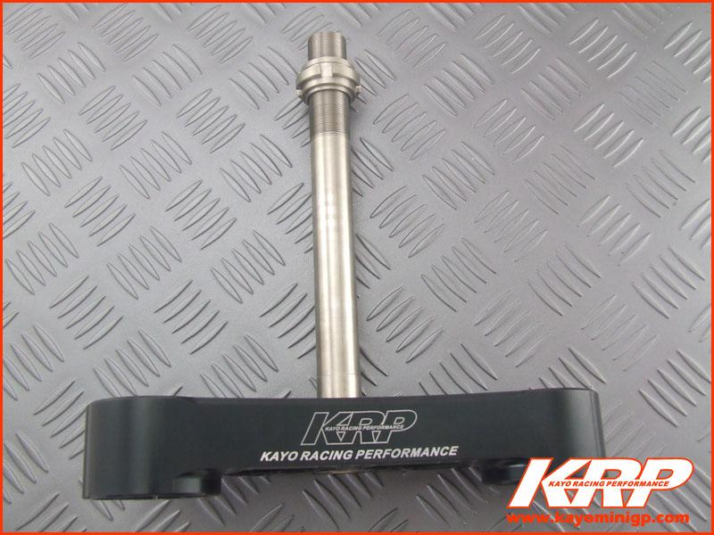 KRP-CNC Aluminium Lower Triple Clamp Black for Kayo MiniGP MR150 MR250