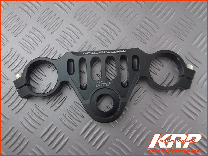 KRP-CNC Aluminium Top Triple Clamp - Black for Kayo MiniGP MR150 MR250