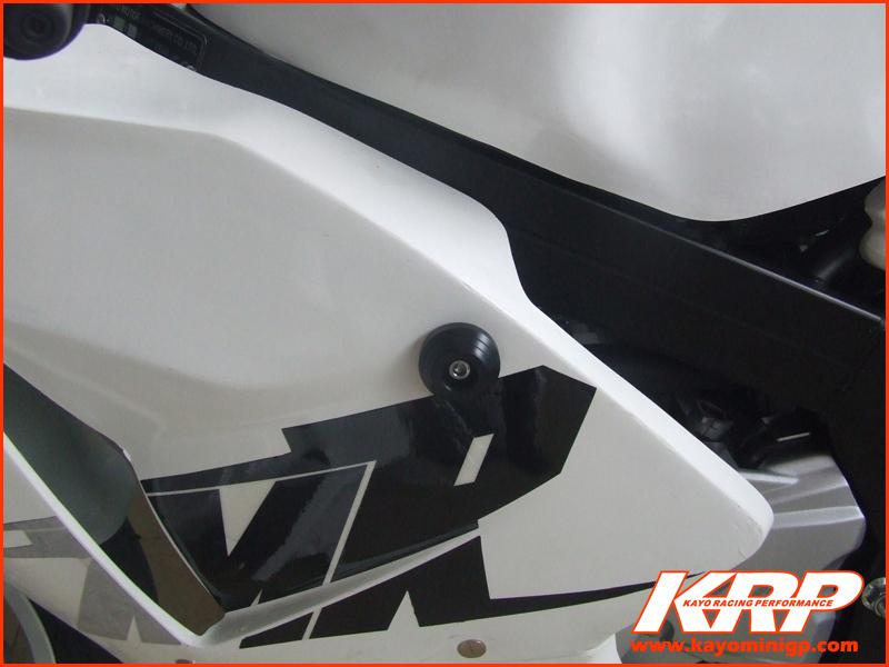 KRP-Delron Crash Protectors Black for Kayo MiniGP MR150 MR250