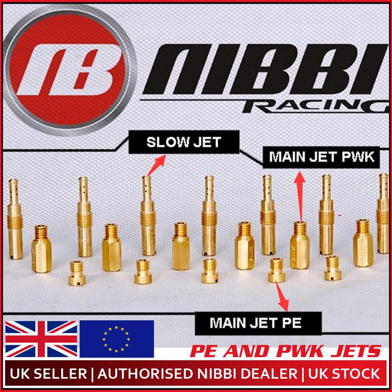 Nibbi PE PWK main slow pilot jets