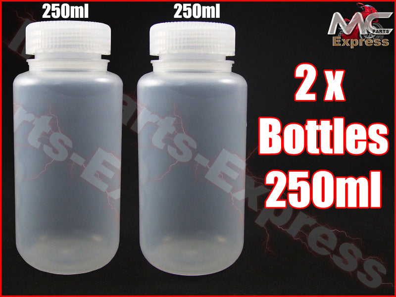 250ml x 2 Motorcycle Overflow Expansion Catch Tank Radiator bottles