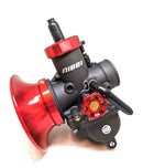 NIBBI RACING PARTS Velocity Stacks Red- PAIR (short and long)