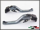 Strada 7 Racing 3D Short CNC Adjustable Levers with Carbon Fiber Inlay For Aprilia Motorcycles